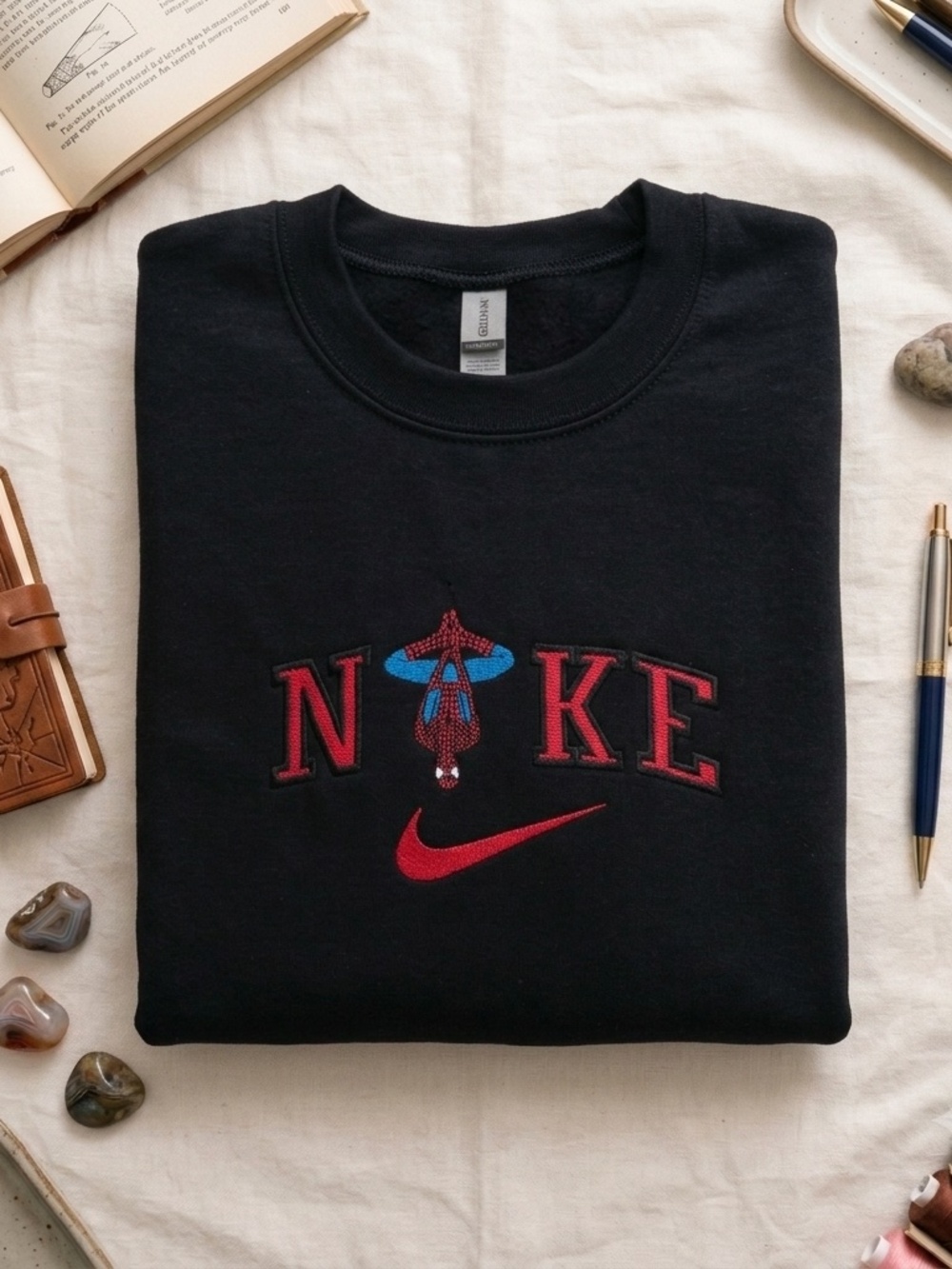 Spiderman Sweater - Embroidered